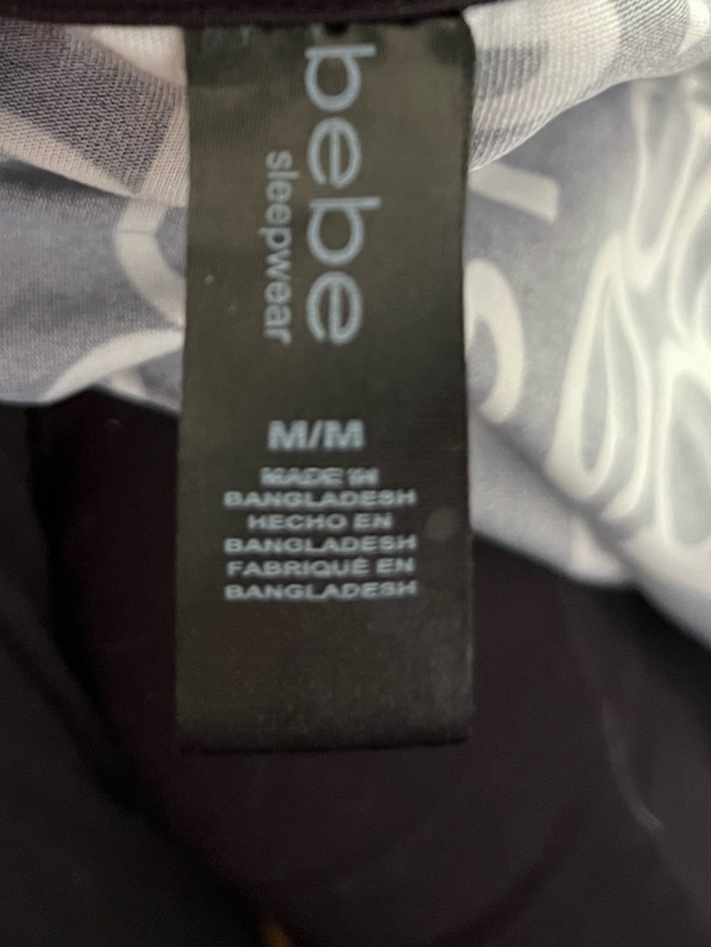 Bebe black and white logo robe - medium - Picture 6 of 6